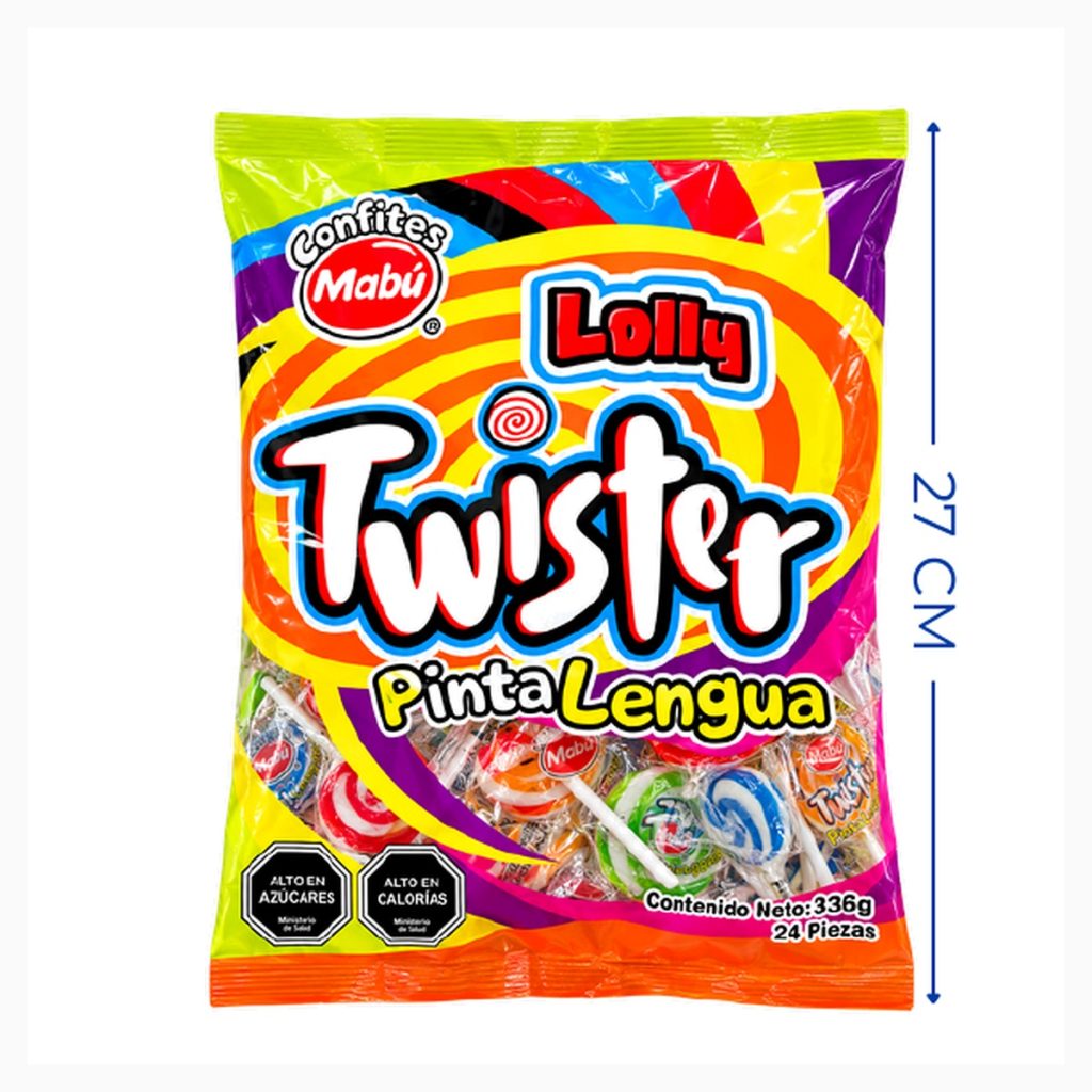 PALETA TWISTER* 24 UNI PINTA LENGUA